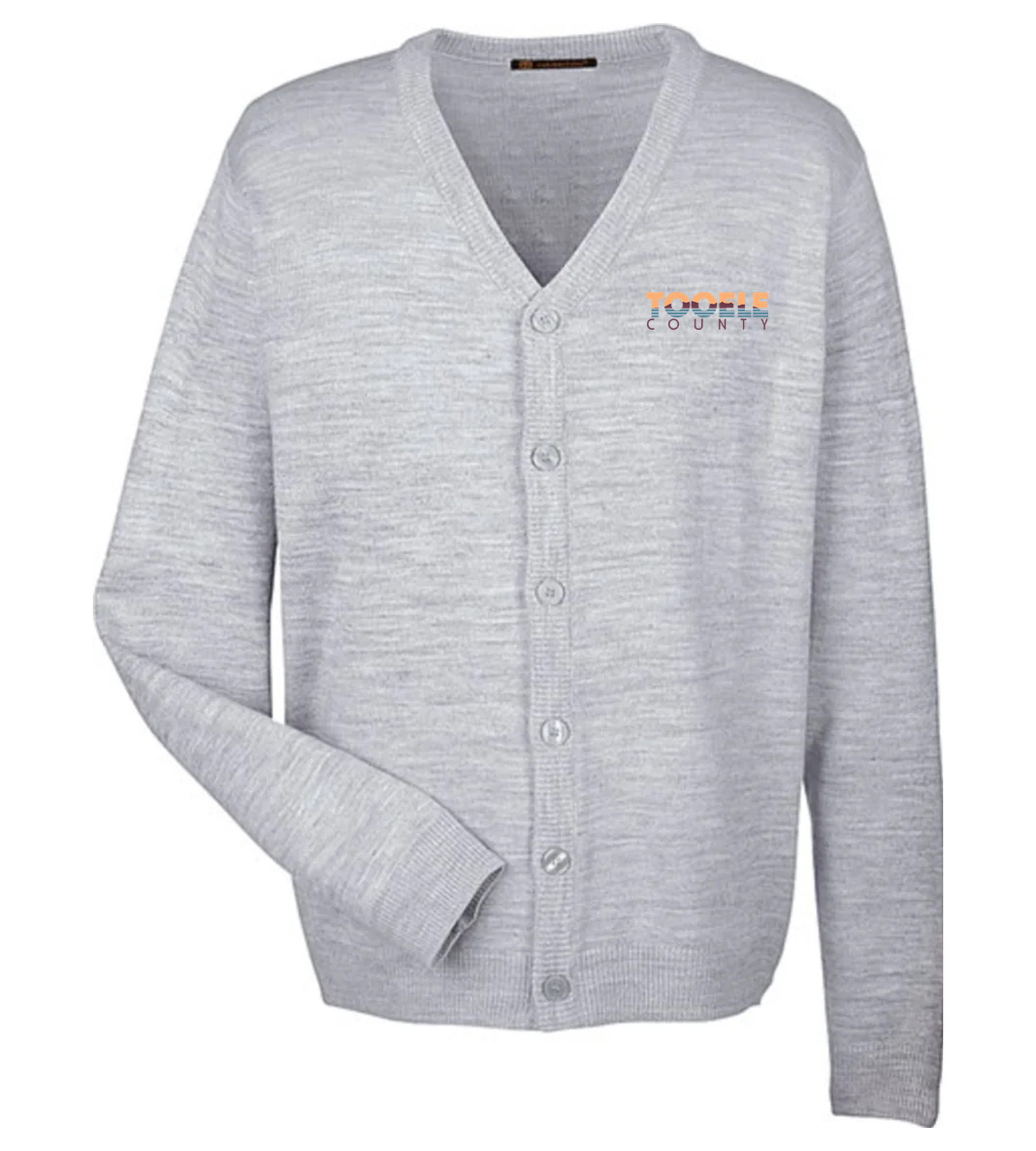 Harriton Men's Pilbloc V-Neck Button Cardigan Sweater